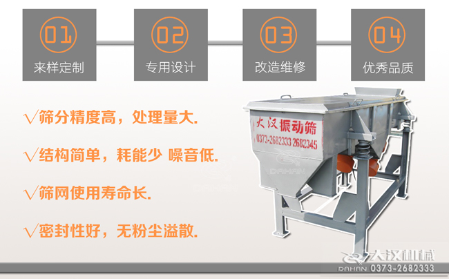 硫酸鎂顆粒直線(xiàn)振動(dòng)篩分機(jī)